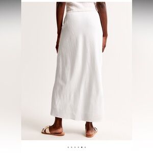 AF linen white maxi skirt NWT XL Tall